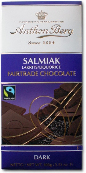 Anthon Berg Salmiak Dark Chocolate